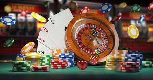 Studio baccarat dengan layar informasi permainan